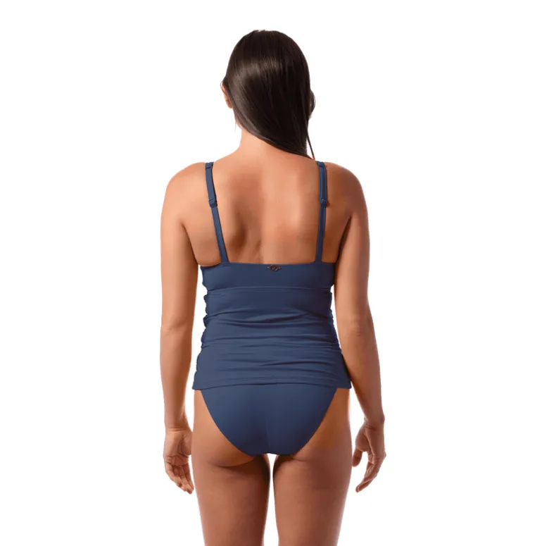 Jantzen AMBER V-NECK TANKINI TOP^ Solid Color Suits|Tankinis