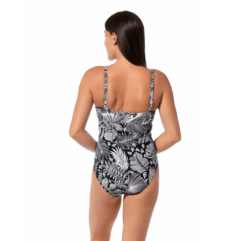 Jantzen FOREST BLAST PATTY SURPLICE ONE PIECE^ Perfect Prints|One Pieces