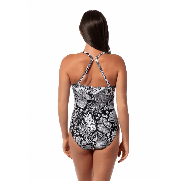 Jantzen FOREST BLAST PATTY SURPLICE ONE PIECE^ Perfect Prints|One Pieces