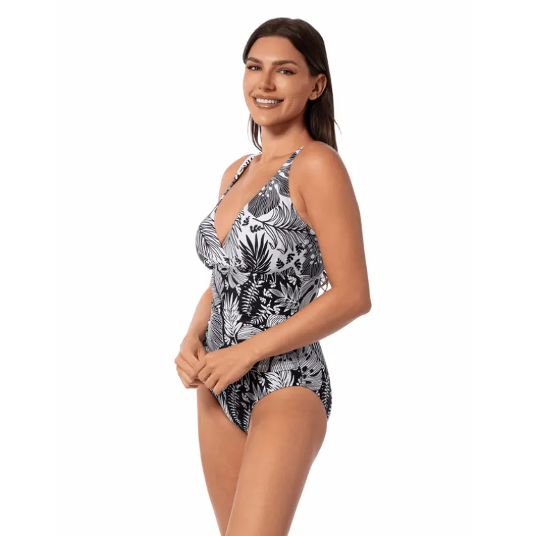 Jantzen FOREST BLAST PATTY SURPLICE ONE PIECE^ Perfect Prints|One Pieces