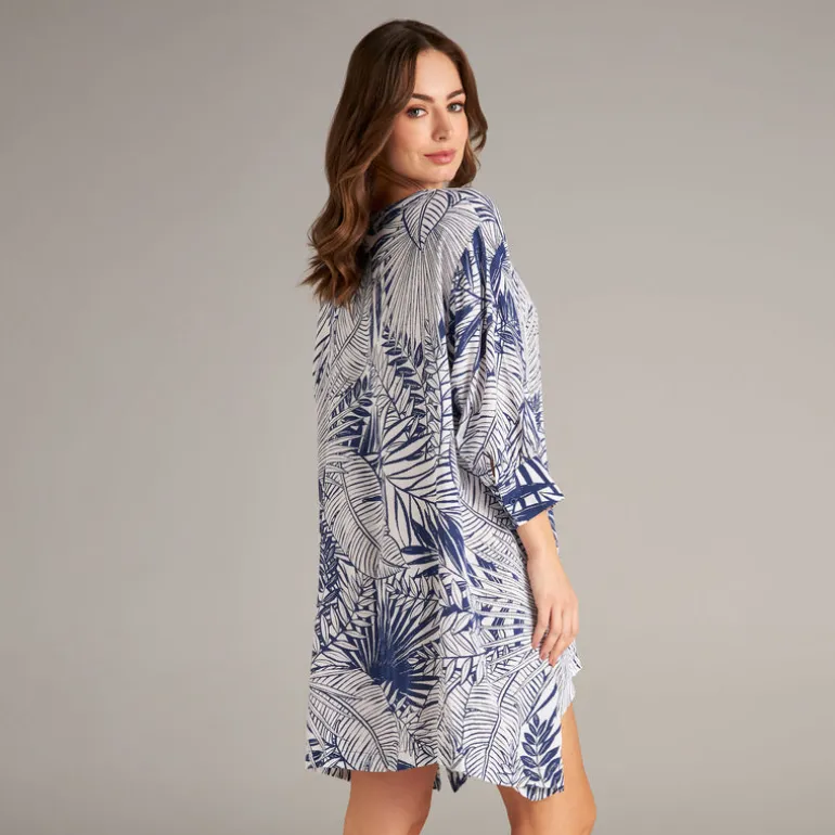 Jantzen GLAMOROUS LEAVES LORETTA V TUNIC COVER UP^ Beachwear|Perfect Prints