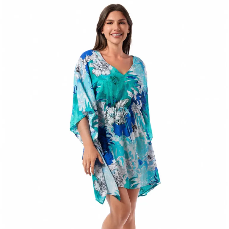 Jantzen GLOWING FIELDS JUNE SHORT TUNIC^ Beachwear|Perfect Prints