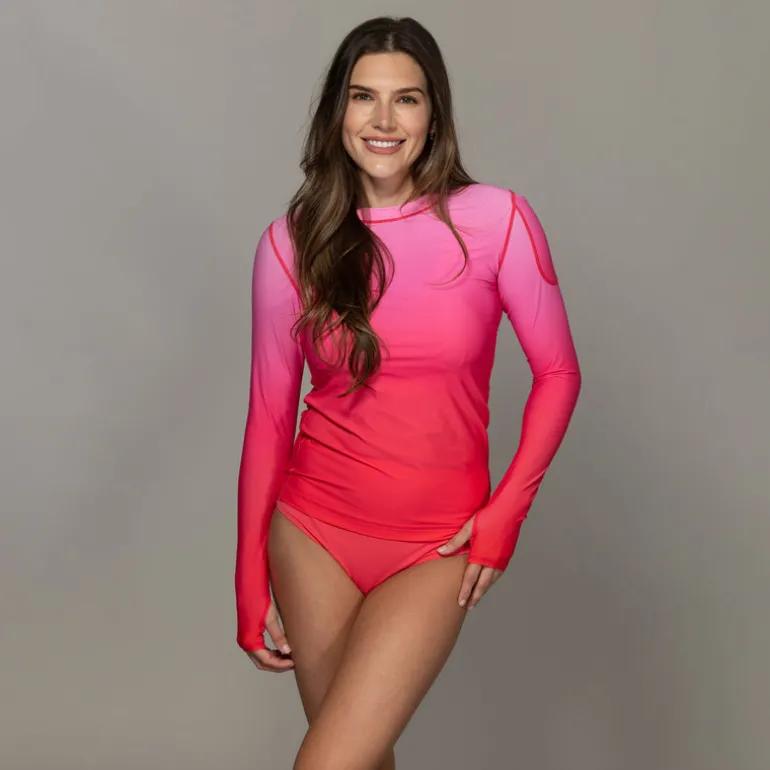 Jantzen INFINITY 24/7 SWIM RASH GUARD TEE^ Uv Apparel|Tops