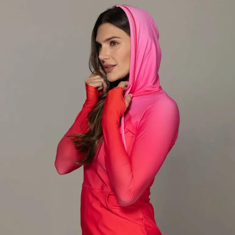 Jantzen INIFINITY HOODIE DRESS^ Uv Apparel|Solid Color Suits