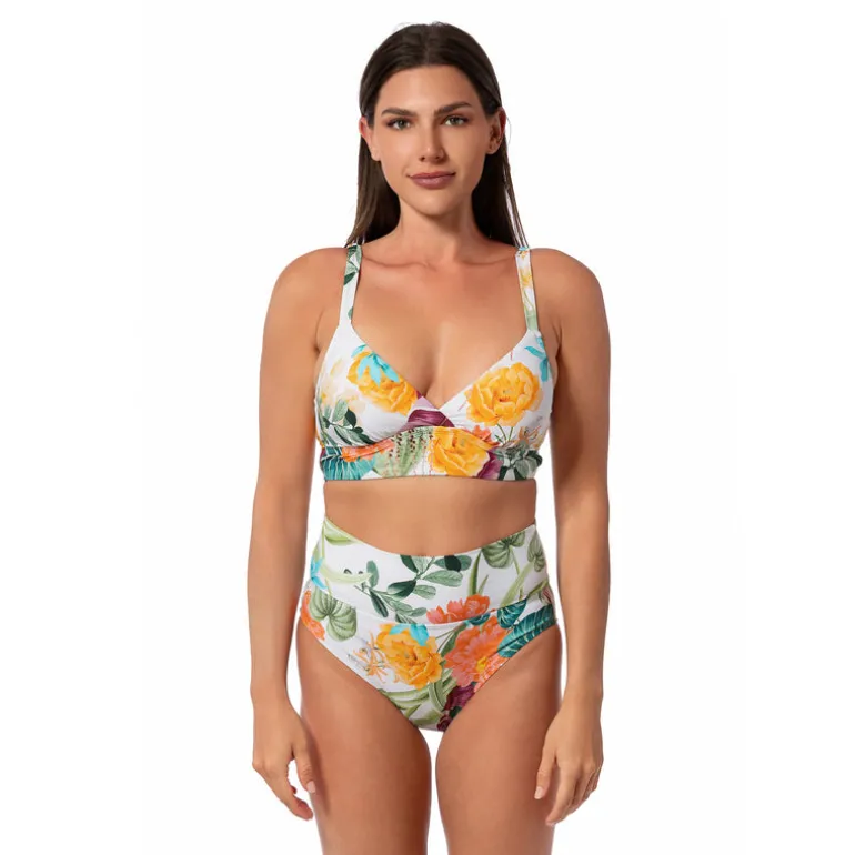 Jantzen MYSTIC TROPIC BARBARA CONVERTIBLE BOTTOM^ Floral Print Suits|Perfect Prints