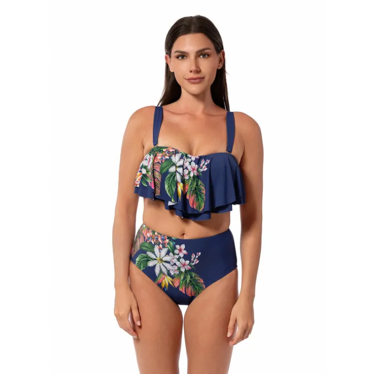 Jantzen PALM DELIGHT PALOMA BRA TOP^ Perfect Prints|Floral Print Suits