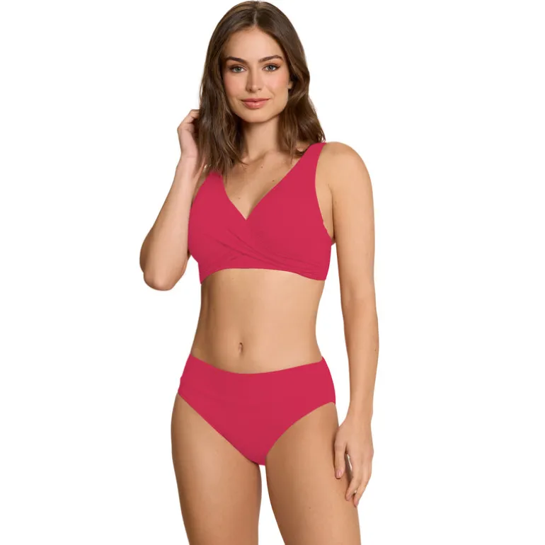 Jantzen VERA SURPLICE BRA TOP^ Solid Color Suits|Tops