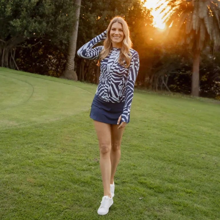 Jantzen WILD CURVES 24/7 SWIM RASH GUARD TEE^ Uv Apparel|Perfect Prints